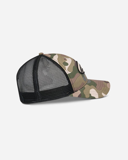 Alpinestars Oblique Camo Trucker Cap - Grün Camo/Schwarz