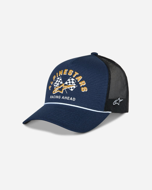 Casquette Alpinestars Finisher Trucker - Bleu marine/Noir