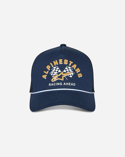 Cappellino Alpinestars Finisher Trucker - Blu navy/Nero