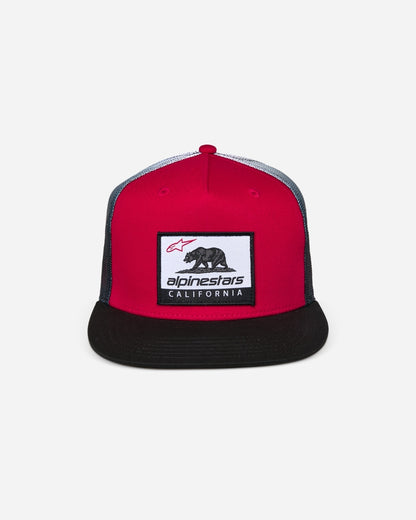 Cappellino Alpinestars Cali Gradient Trucker - Rosso/Nero/Bianco