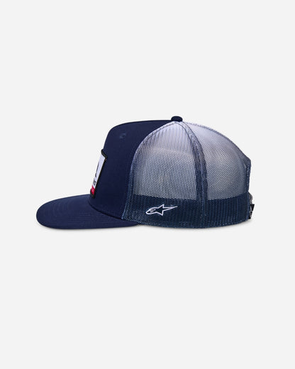 Alpinestars Cali Gradient Trucker Cap - Navy/White
