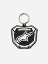 Alpinestars Plate Keyfob Key Ring - Black/White