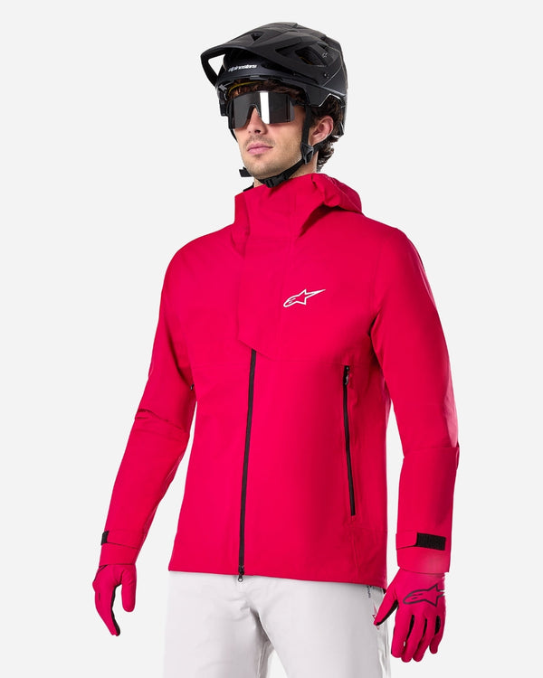 Veste Alpinestars A-Dura Elite Waterproof - Rouge Fluo