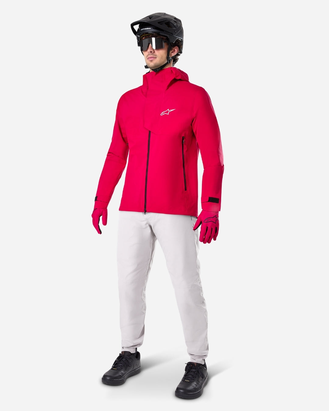 Veste Alpinestars A-Dura Elite Waterproof - Rouge Fluo