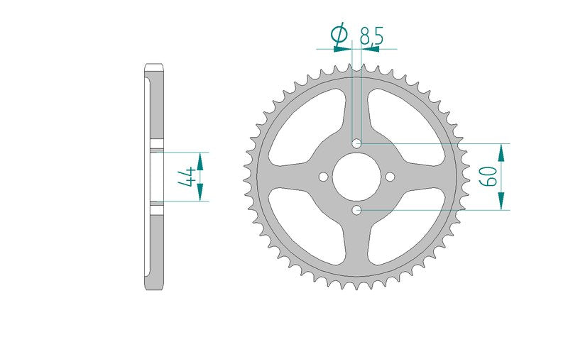 Couronne AFAM 12222 - 54 dents