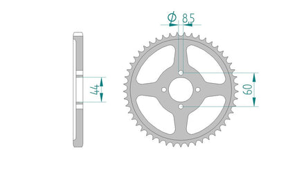 Couronne AFAM 12222 - 54 dents