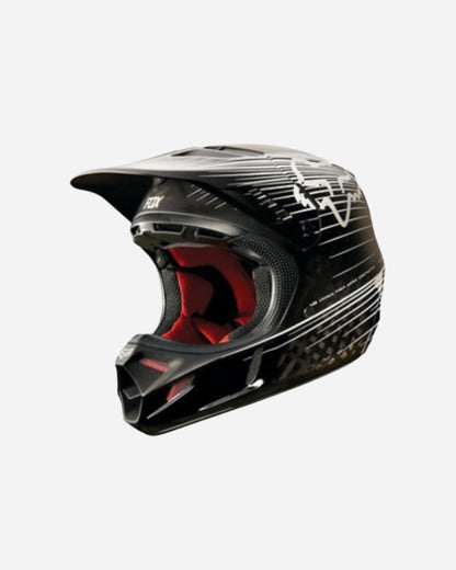 Casco Fox Racing V4 Carbon Reveal - Nero