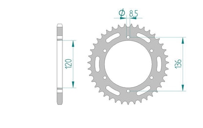 Couronne AFAM 12304 - 37 dents