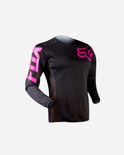 Maillot femme Fox Racing Blackout - Noir/Rose