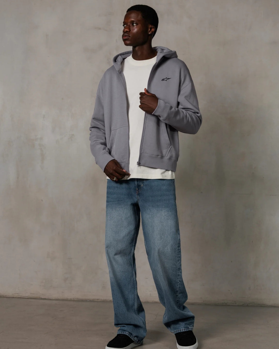 Alpinestars Essentials Ageless Zip Hoodie - Silver Lilac