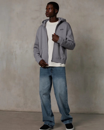 Alpinestars Essentials Ageless Zip Hoodie - Silver Lilac