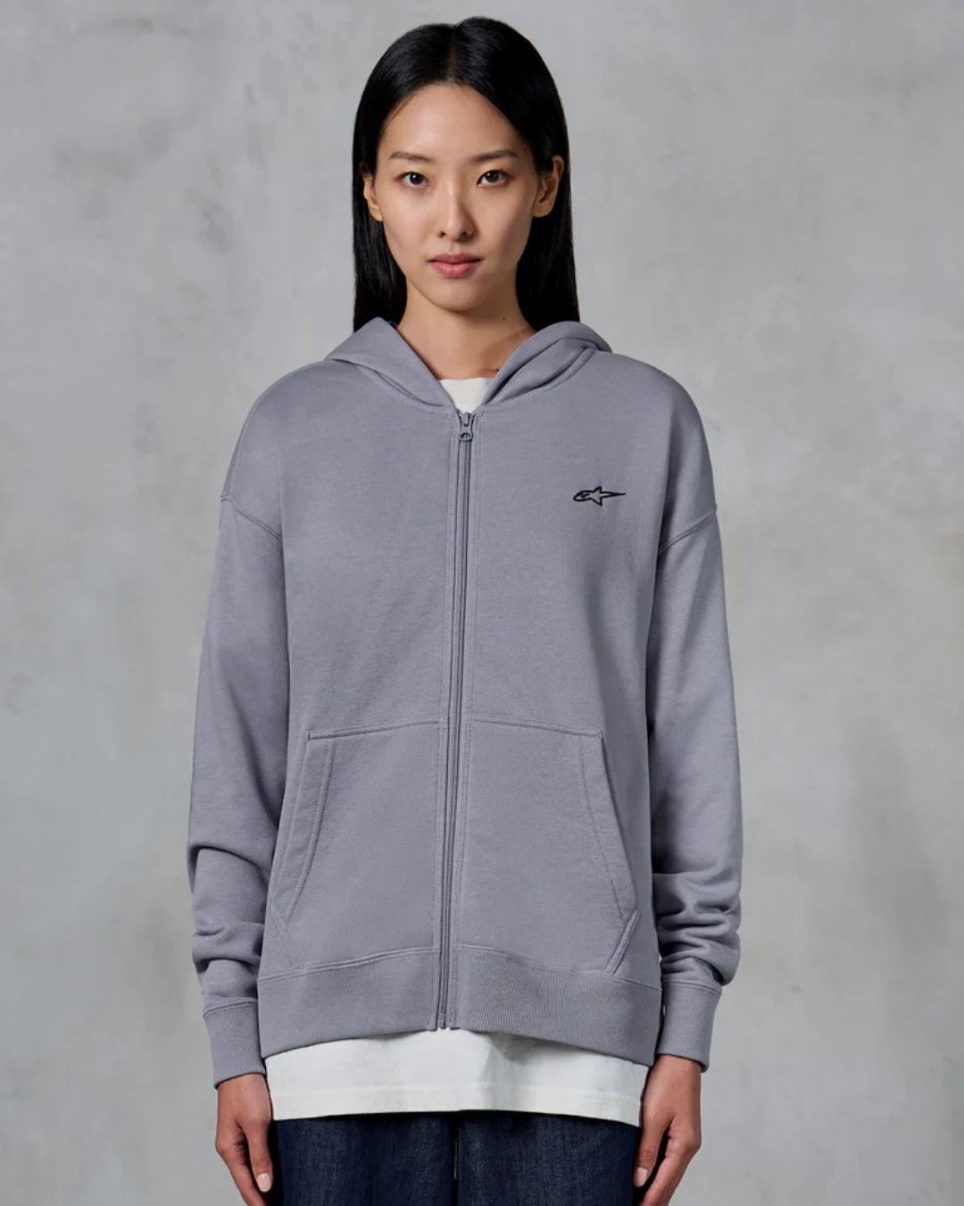 Alpinestars Essentials Ageless Zip Hoodie - Silver Lilac