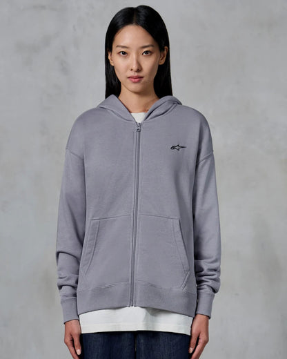 Alpinestars Essentials Ageless Zip Hoodie - Silver Lilac