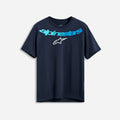 T-shirt manches courtes Alpinestars Collared Csf - Marine