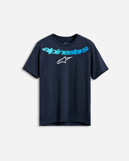 T-shirt manches courtes Alpinestars Collared Csf - Marine
