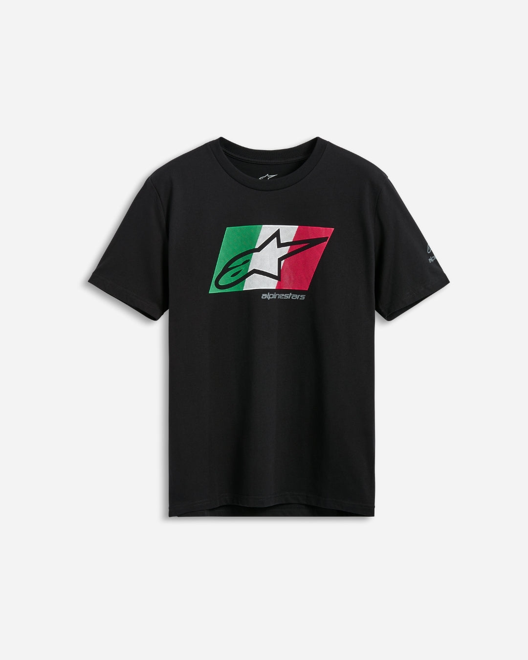 Alpinestars Global CSF Kurzarm-T-Shirt – Schwarz/Grün/Weiß/Rot