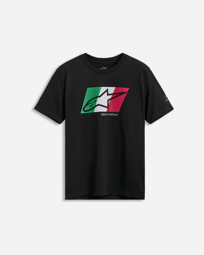 Alpinestars Global CSF Kurzarm-T-Shirt – Schwarz/Grün/Weiß/Rot