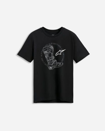 Maglietta a maniche corte Alpinestars Tech Boot CSF - Nera