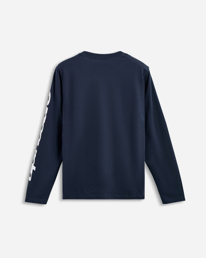 Maglietta Alpinestars Trackside Ls Csf - Blu navy