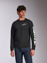 Alpinestars Trackside Long Sleeve Csf T-Shirt - Black/White
