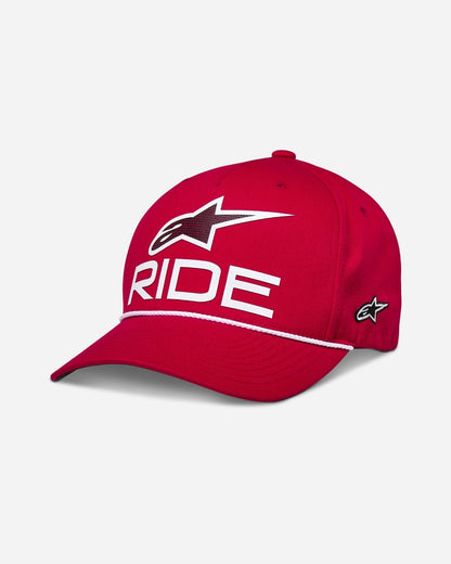 Alpinestars Ride Comp Snapback Cap – Rot/Weiß/Schwarz