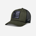 Cappellino da camionista Alpinestars con stivale - Militare/Nero
