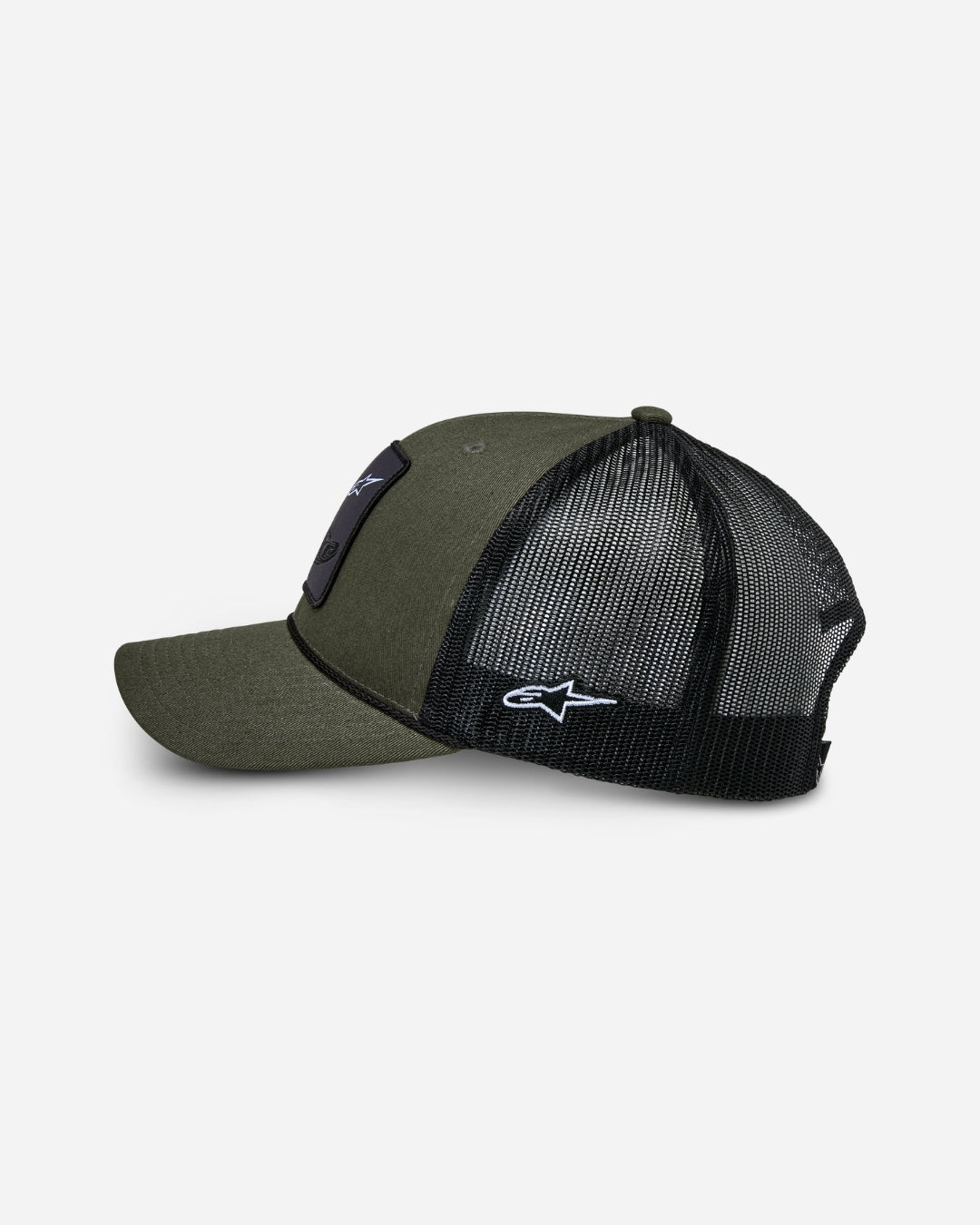 Alpinestars Trucker-Cap mit Stiefel – Militär/Schwarz