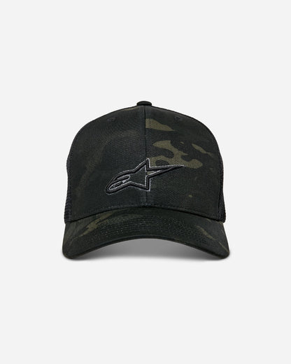 Cappellino da camionista Alpinestars Recon Camo - Nero mimetico