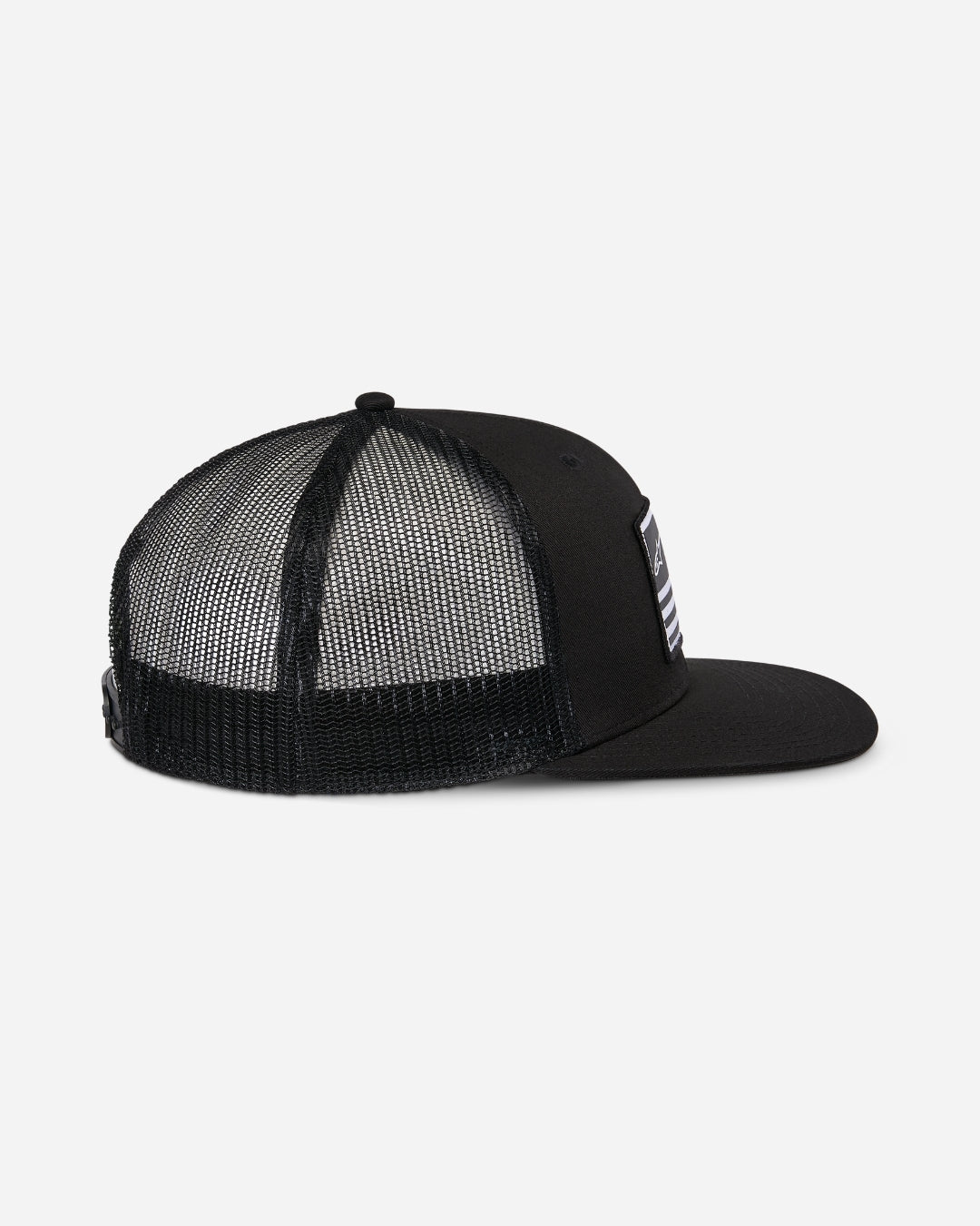 Casquette Trucker Alpinestars Flag Flat - Noir/Noir