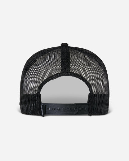 Casquette Trucker Alpinestars Flag Flat - Noir/Noir