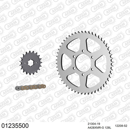 Kit chaîne AFAM Yamaha XT 350 (1990)
