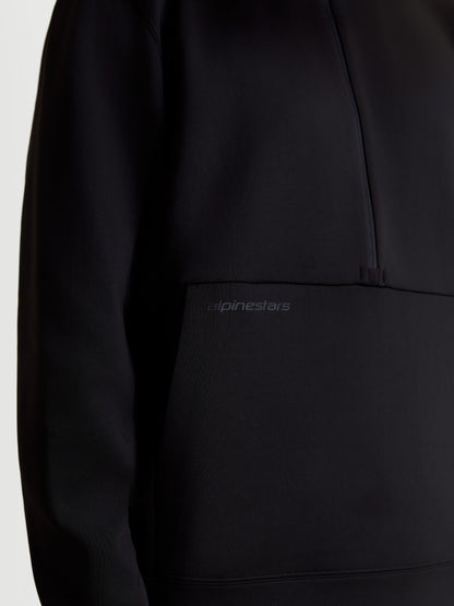 Felpa con mezza zip Alpinestars Apera - Nera