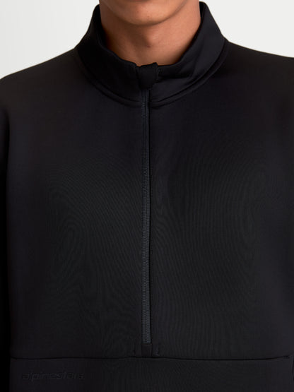 Felpa con mezza zip Alpinestars Apera - Nera