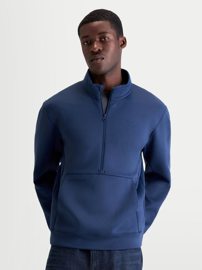 Felpa con mezza zip Alpinestars Apera - Nera