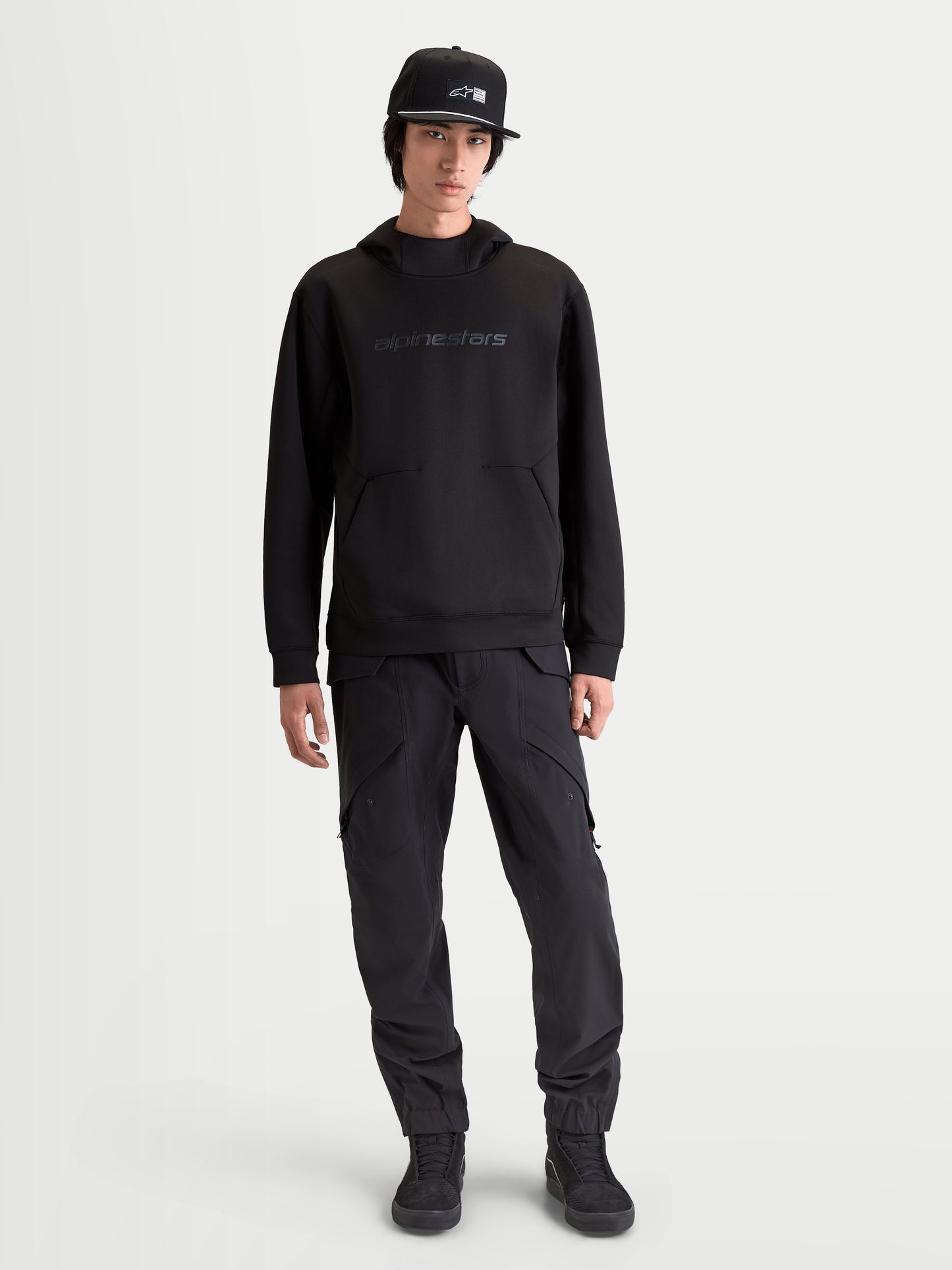 Felpa con cappuccio Alpinestars Datrix - Nera
