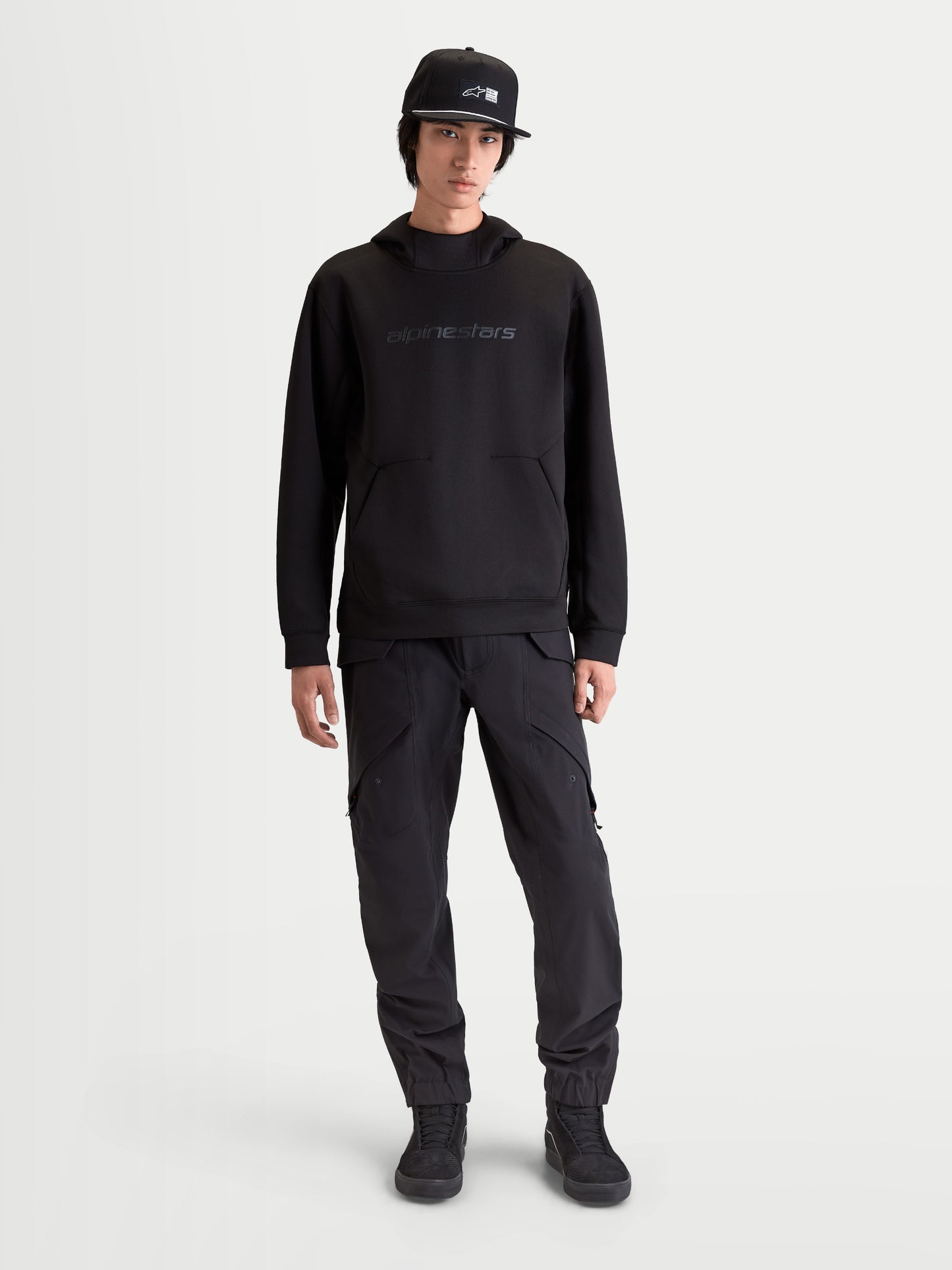 Felpa con cappuccio Alpinestars Datrix - Nera