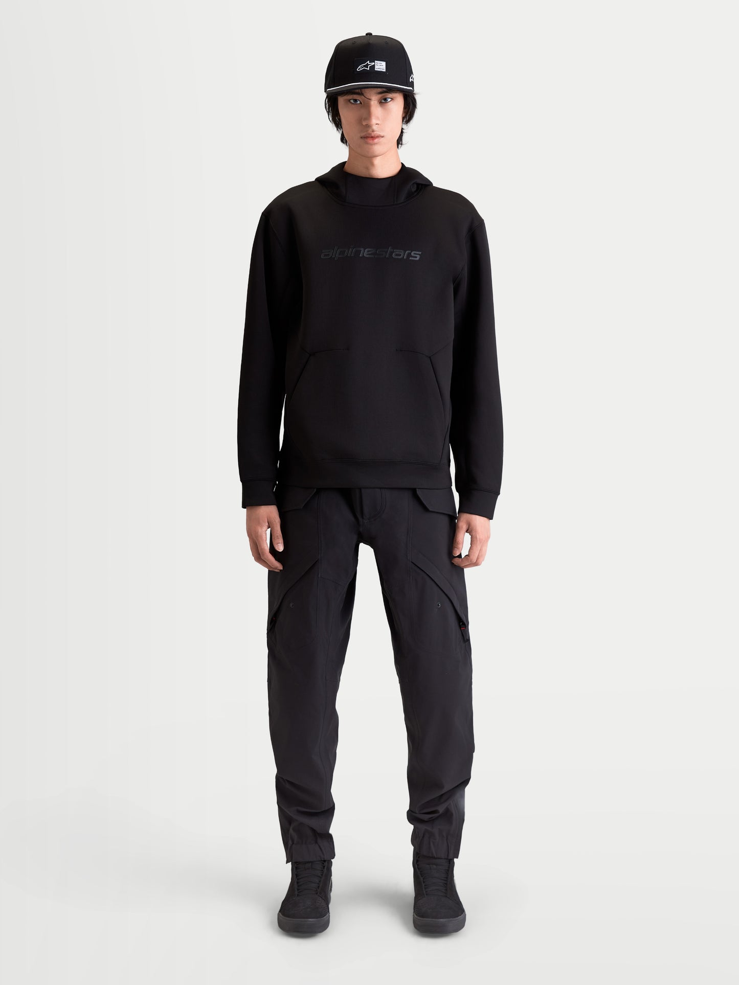 Felpa con cappuccio Alpinestars Datrix - Nera