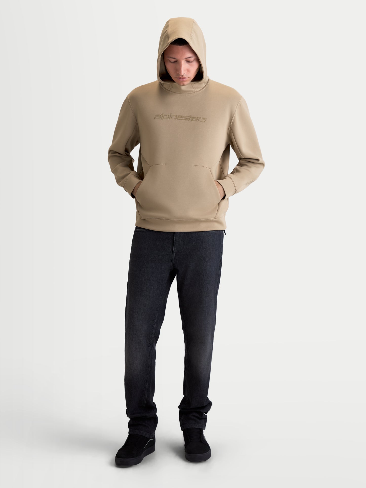 Sweat à capuche Alpinestars Datrix - Beige