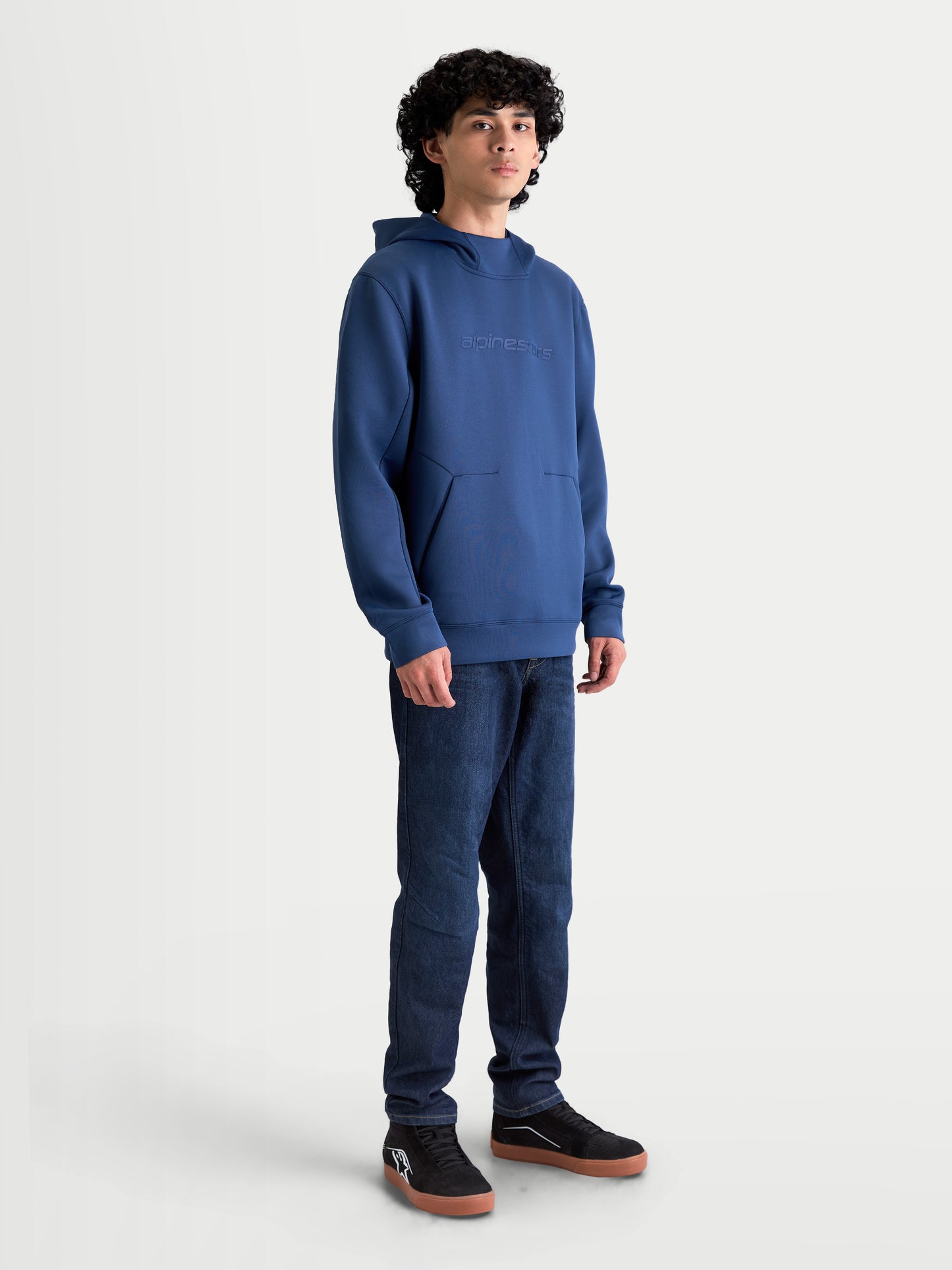 Sweat à capuche Alpinestars Datrix - Bleu acier