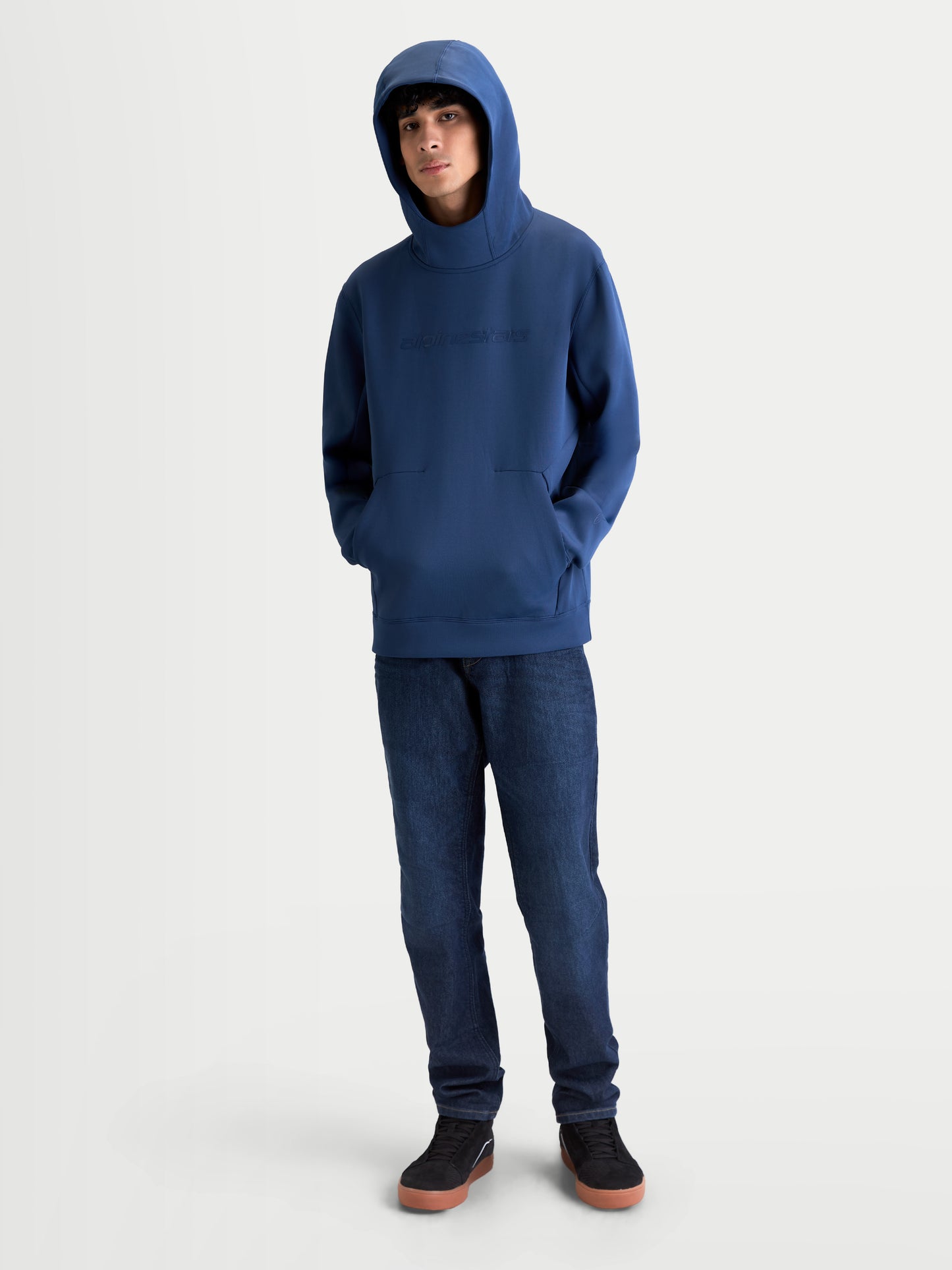 Sweat à capuche Alpinestars Datrix - Bleu acier