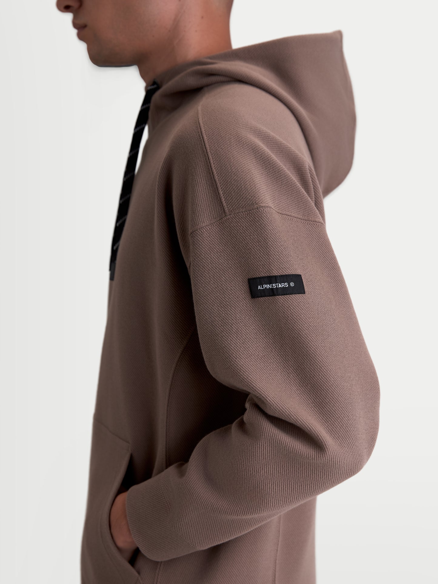 Sweat à capuche oversize texturé Alpinestars Camino - Taupe