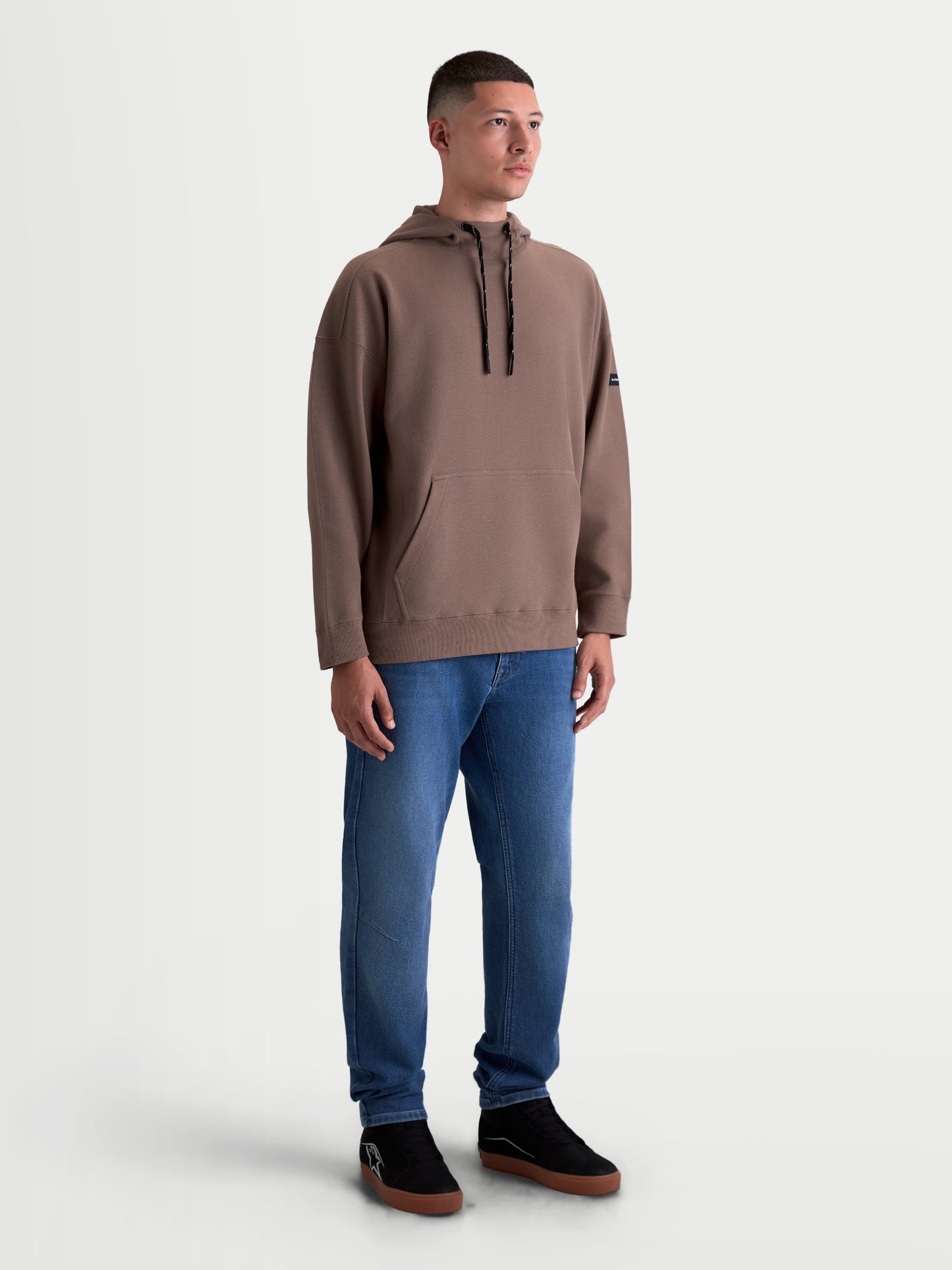 Sweat à capuche oversize texturé Alpinestars Camino - Taupe