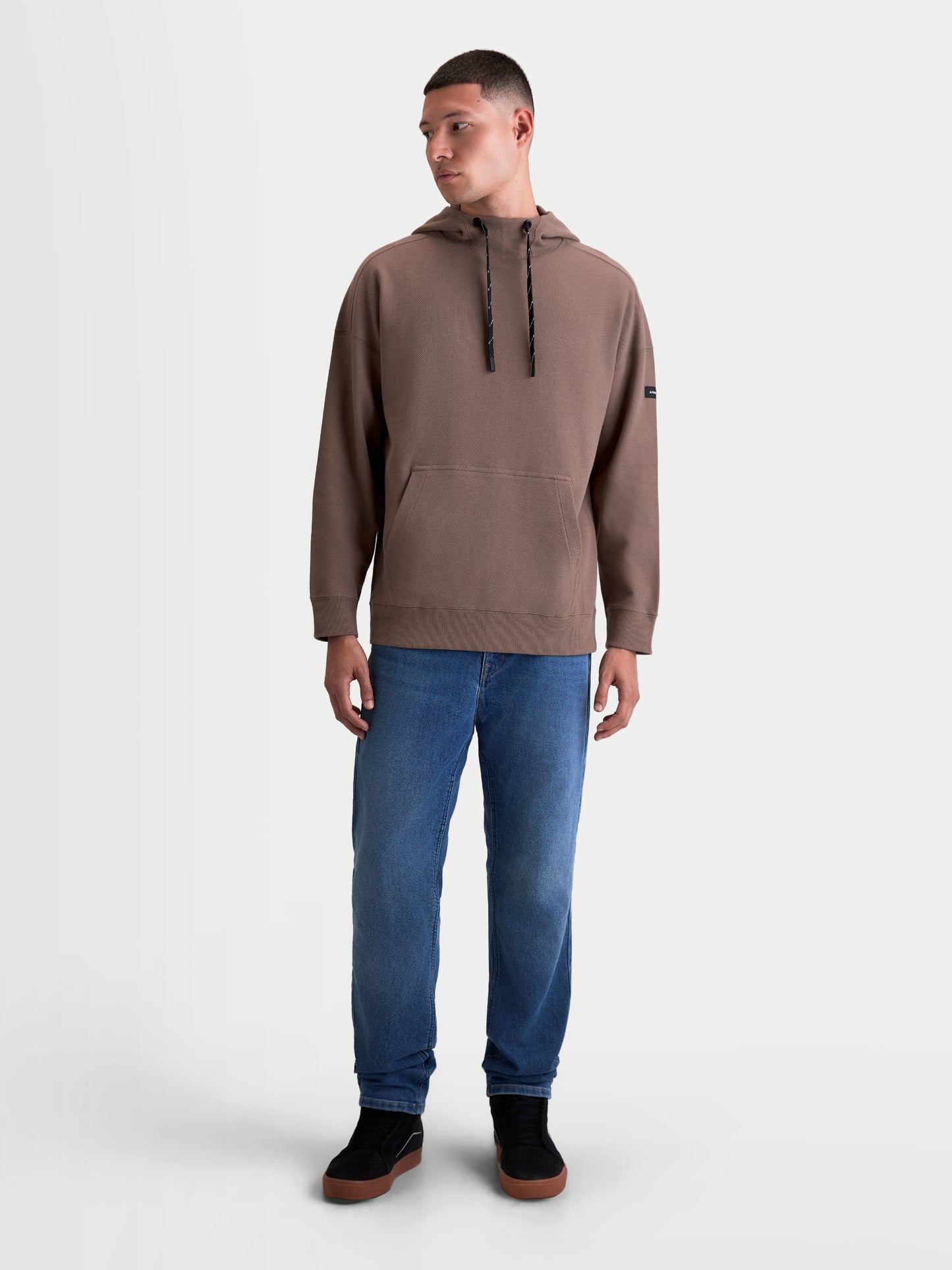 Sweat à capuche oversize texturé Alpinestars Camino - Taupe