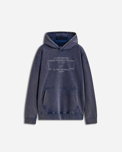 Alpinestars Infinite Washed Oversized Hoodie - Washed Navy