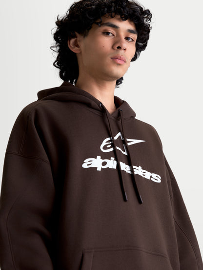 Sweat à capuche oversize Alpinestars Prelude - Marron