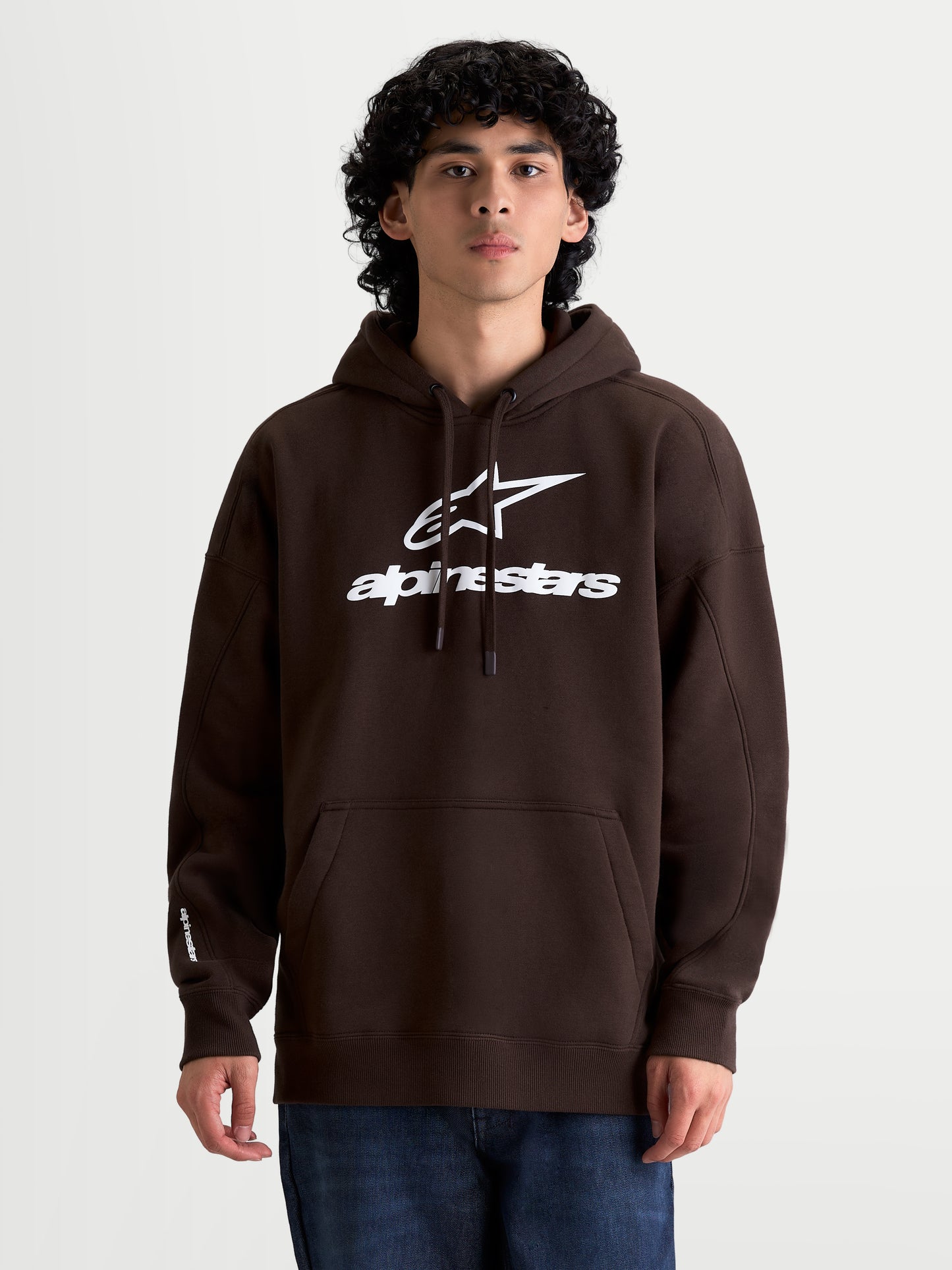 Sweat à capuche oversize Alpinestars Prelude - Marron