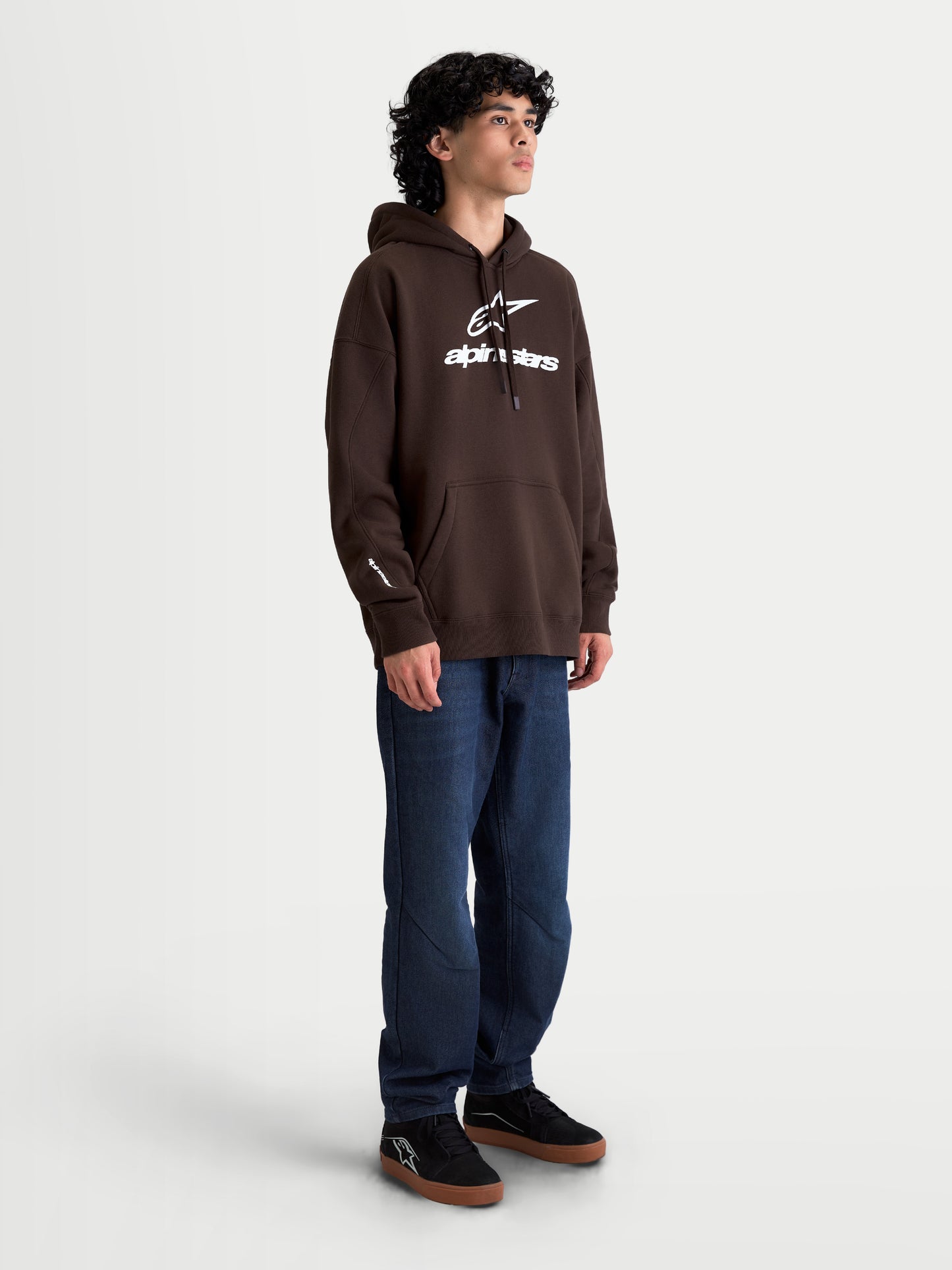 Sweat à capuche oversize Alpinestars Prelude - Marron