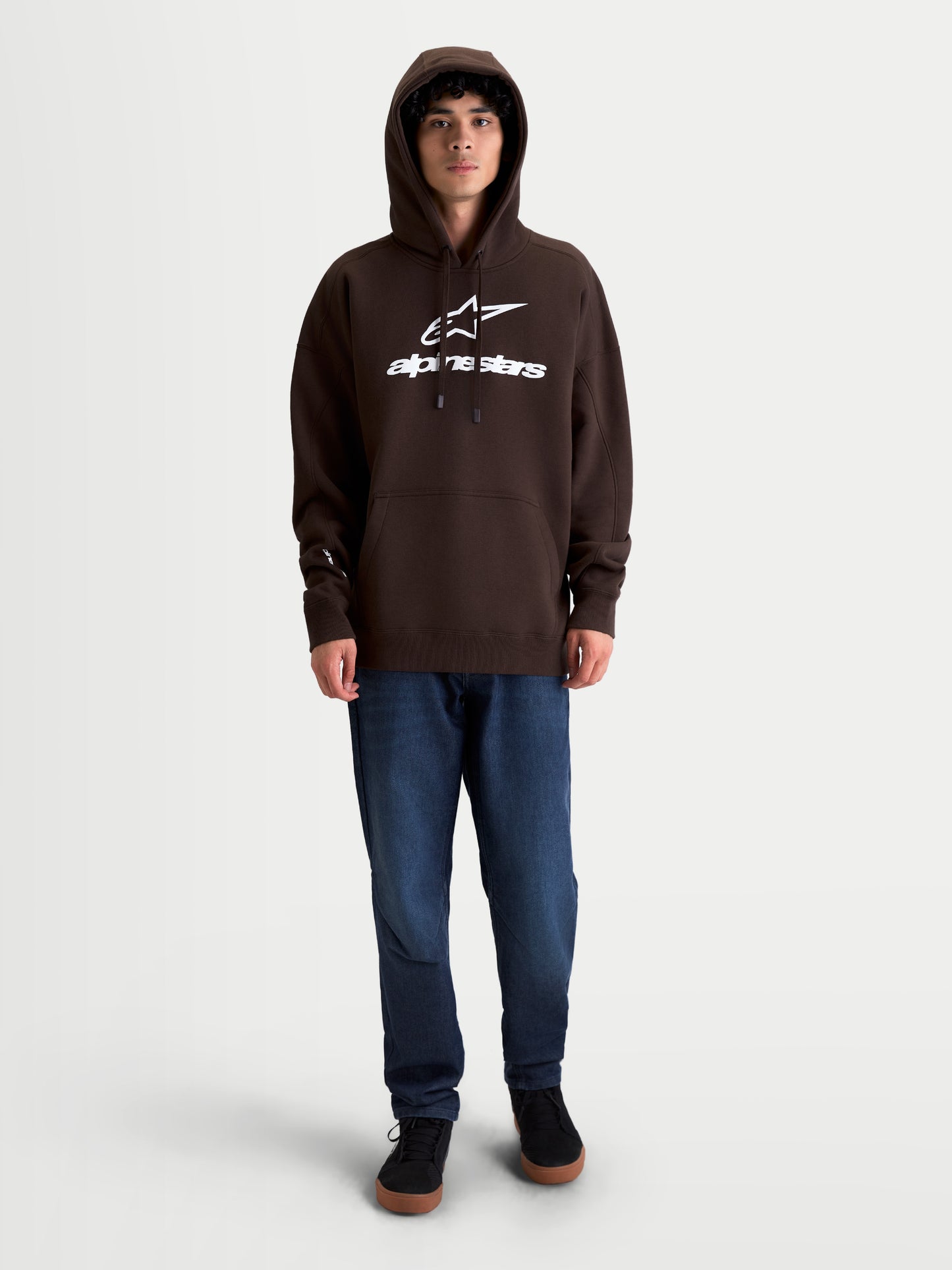 Sweat à capuche oversize Alpinestars Prelude - Marron
