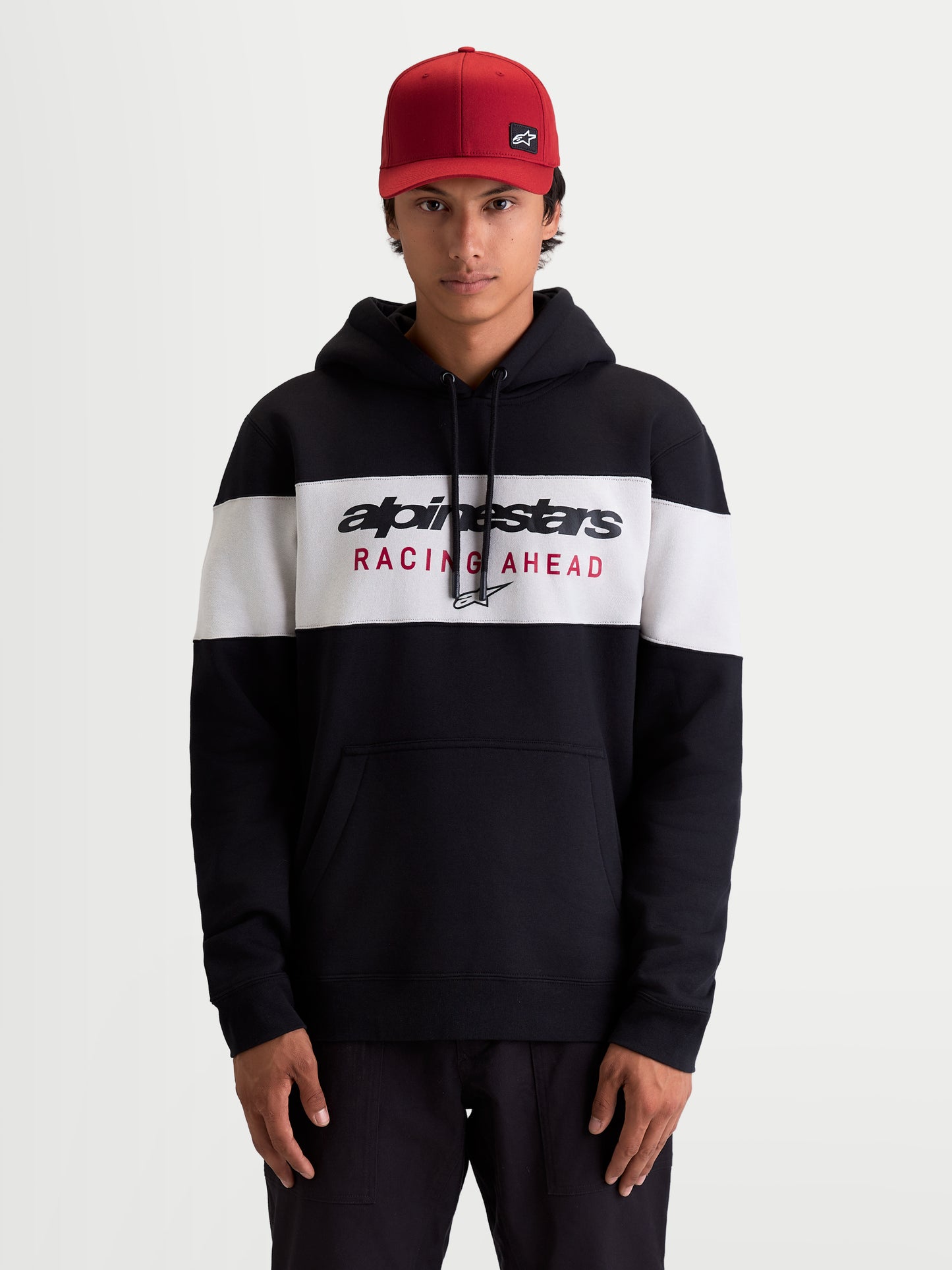 Felpa con cappuccio Alpinestars Cubic - Nero/Cemento
