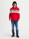 Sweat à capuche Alpinestars Cubic - Rouge/Gris ciment